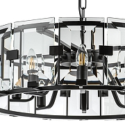 Подвесной светильник Lightstar Novara 713287 цвет плафона/подвески Прозрачный, цвет арматуры Черный-2