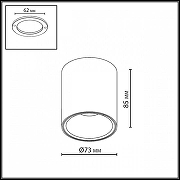 Накладной светильник Odeon Light HIGHTECH 7138/12CL цвет плафона/подвески Черный, цвет арматуры Черный-4