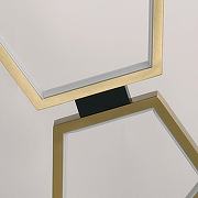 Настольная лампа DeMarkt Пазл 2 719030502 цвет плафона/подвески Белый, Бронза, цвет арматуры Черный-2