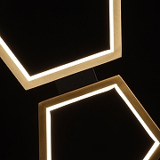 Настольная лампа DeMarkt Пазл 2 719030502 цвет плафона/подвески Белый, Бронза, цвет арматуры Черный-3