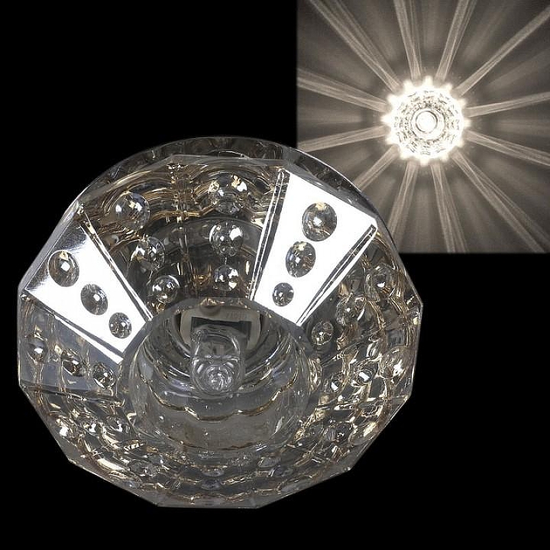 Встраиваемый светильник Sneha 7192/H G9 CR+YL 