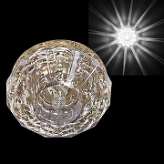 Встраиваемый светильник Sneha 7192/H G9 GD цвет плафона/подвески Прозрачный, цвет арматуры Золото-1