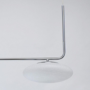 Подвесной светильник DeMarkt Ауксис 2 722010803 цвет плафона/подвески Белый, цвет арматуры Серебро-6