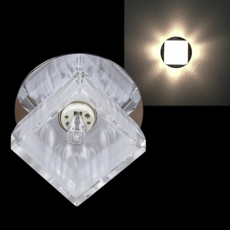 Встраиваемый светильник Sneha 7288/H G9 CR+WT 