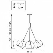 Подвесной светильник Lightstar Sfer1co 729071 цвет плафона/подвески Прозрачный, цвет арматуры Латунь-2