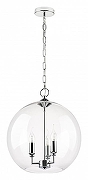 Подвесной светильник Lightstar Sferico 729134 цвет плафона/подвески Прозрачный, цвет арматуры Хром-1