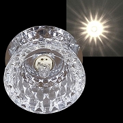 Встраиваемый светильник Sneha 7298/H G9 CR цвет плафона/подвески Прозрачный, цвет арматуры Хром-1