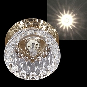 Встраиваемый светильник Sneha 7298/H G9 GD цвет Золото, Прозрачный