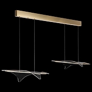 Подвесной светильник Lightstar Varese 731323 цвет плафона/подвески Прозрачный, цвет арматуры Золото-1