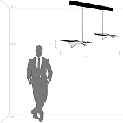 Подвесной светильник Lightstar Varese 731323 цвет плафона/подвески Прозрачный, цвет арматуры Золото-2