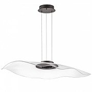 Подвесной светильник Lightstar Varese 731483 цвет плафона/подвески Прозрачный, цвет арматуры Коричневый-1