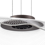 Подвесной светильник Lightstar Varese 731483 цвет плафона/подвески Прозрачный, цвет арматуры Коричневый-6