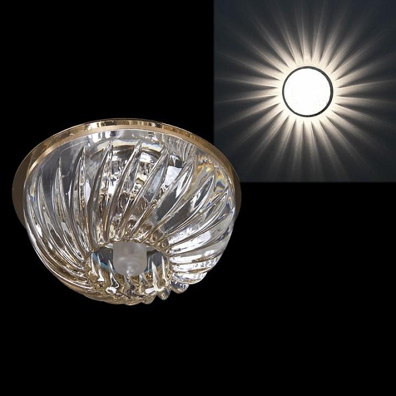 Встраиваемый светильник Sneha 7341/H G9 GD 