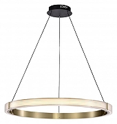 Подвесной светильник Lightstar Rotonda 736281 цвет плафона/подвески Латунь, цвет арматуры Черный-1