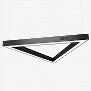 Подвесной светильник Siled TRIGON-PROF 7370338 цвет плафона/подвески Черный, цвет арматуры Черный