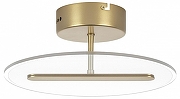 Светильник на штанге Lightstar Acr1le 738033 цвет плафона/подвески Прозрачный, цвет арматуры Золото