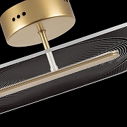 Светильник на штанге Lightstar Acr1le 738043 цвет плафона/подвески Прозрачный, цвет арматуры Золото-2