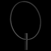 Накладной светильник Lightstar Und1ne 738567 цвет плафона/подвески Черный, цвет арматуры Черный-1