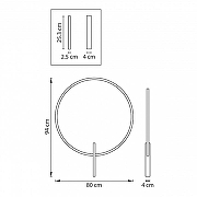 Накладной светильник Lightstar Und1ne 738587 цвет плафона/подвески Черный, цвет арматуры Черный-9