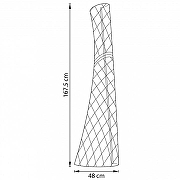 Торшер Lightstar Varese 738754 цвет плафона/подвески Прозрачный, цвет арматуры Хром-8