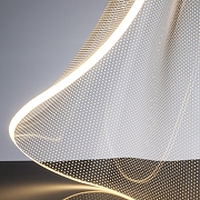 Настольная лампа Lightstar Varese 738963 цвет плафона/подвески Прозрачный, цвет арматуры Золото-3