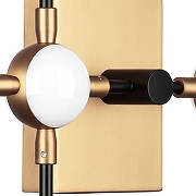 Бра Lightstar Bergamo 745647 цвет плафона/подвески Белый, цвет арматуры Золото, Черный-2