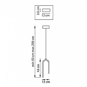 Подвесной светильник Lightstar Saturno 749016 цвет плафона/подвески Белый, цвет арматуры Белый-12