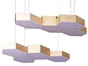 Подвесной светильник Lightstar Favo 750263 цвет плафона/подвески Белый, цвет арматуры Золото-1