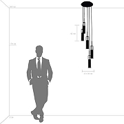 Подвесной светильник Lightstar C1l1no 756054 цвет плафона/подвески Прозрачный, Хром, цвет арматуры Хром-2