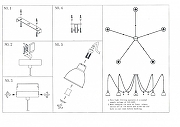 Подвесной светильник Lightstar Acrobata 761056 цвет плафона/подвески Белый, цвет арматуры Белый-1
