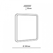 Накладной светильник Sonex Seva 7613/CL цвет плафона/подвески Белый, Серебро, цвет арматуры Белый-6