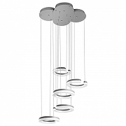 Подвесной светильник Lightstar Un1tar1o 763439 цвет плафона/подвески Белый, Серебро, цвет арматуры Серебро