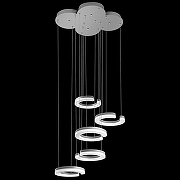 Подвесной светильник Lightstar Un1tar1o 763439 цвет плафона/подвески Белый, Серебро, цвет арматуры Серебро-1