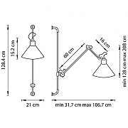 Бра Lightstar Loft 765626 цвет плафона/подвески Белый, цвет арматуры Белый-2