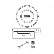 Накладной светильник Sonex Trecky 7665/55LR цвет плафона/подвески Белый, цвет арматуры Белый-8