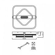 Накладной светильник Sonex Trecky 7665/64LS цвет плафона/подвески Белый, цвет арматуры Белый-8