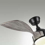 Светильник с вентилятором Sonex VIVA LED 7702/24L цвет плафона/подвески Белый, цвет арматуры Серый, Черный-4