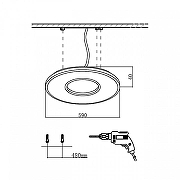 Накладной светильник Sonex Altair 7718/52L цвет плафона/подвески Белый, цвет арматуры Белый-8