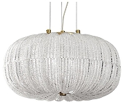 Подвесной светильник Sonex Angelo 7720/24L цвет плафона/подвески Прозрачный, цвет арматуры Золото