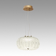 Подвесной светильник Sonex Angelo 7720/24L цвет плафона/подвески Прозрачный, цвет арматуры Золото-9