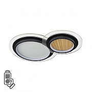 Накладной светильник Sonex Sunny 7733/80L цвет плафона/подвески Коричневый, Черный, цвет арматуры Белый-1