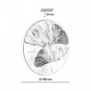 Накладной светильник Sonex Floren 7747/EL цвет плафона/подвески Зеленый, цвет арматуры Белый-7