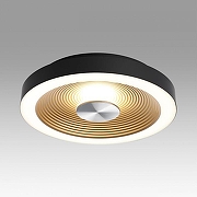 Накладной светильник Sonex Quantum 7753/18L цвет плафона/подвески Черный, Золото, цвет арматуры Черный-2