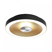 Накладной светильник Sonex Quantum 7753/18L цвет плафона/подвески Черный, Золото, цвет арматуры Черный-3