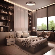 Накладной светильник Sonex Choco 7773/56L цвет плафона/подвески Белый, Коричневый, цвет арматуры Белый-5