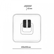 Накладной светильник Sonex Gemini 7786/85L цвет плафона/подвески Белый, Бронза, цвет арматуры Белый-9