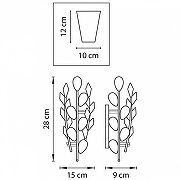Бра Lightstar 1sabelle 791612 цвет плафона/подвески Прозрачный, цвет арматуры Золото-3