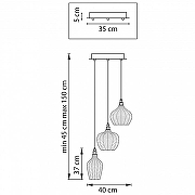 Подвесной светильник Lightstar Rocco 793236 цвет плафона/подвески Белый, цвет арматуры Белый-10