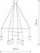 Подвесной светильник Nowodvorski 1mbr1a 7956 цвет плафона/подвески Латунь, цвет арматуры Черный-1