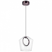 Подвесной светильник Lightstar Caramello 796110 цвет плафона/подвески Прозрачный, цвет арматуры Коричневый-1